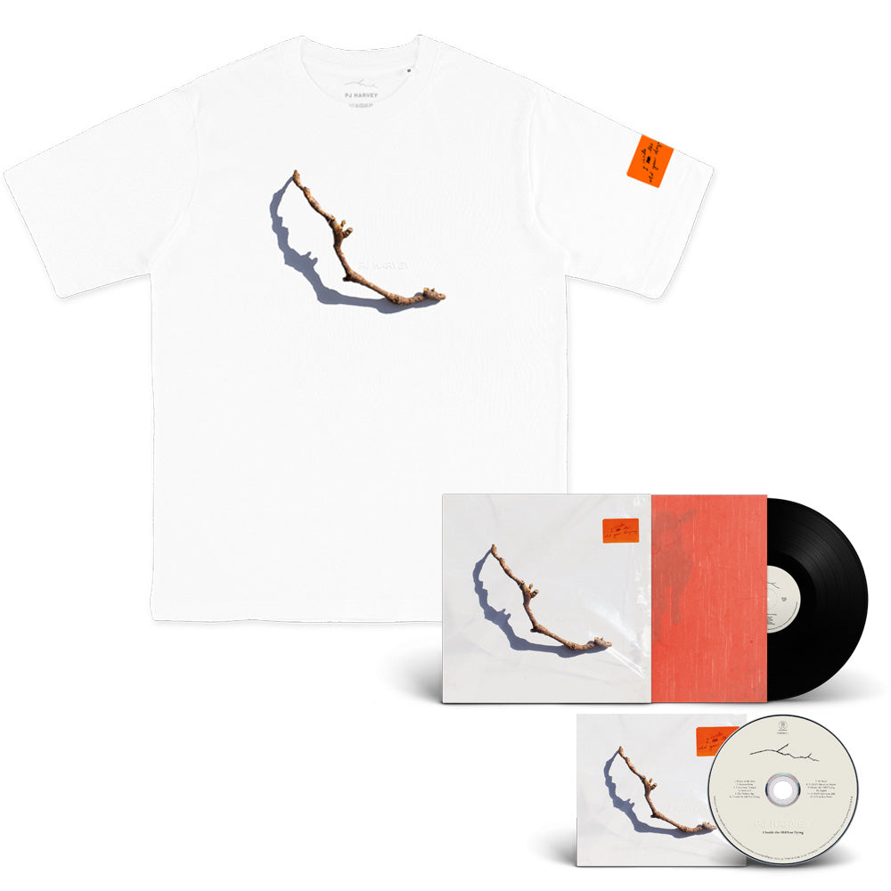 PJ Harvey - I Inside the Old Year Dying Album + T-Shirt Bundle. Partisan  Records Store.