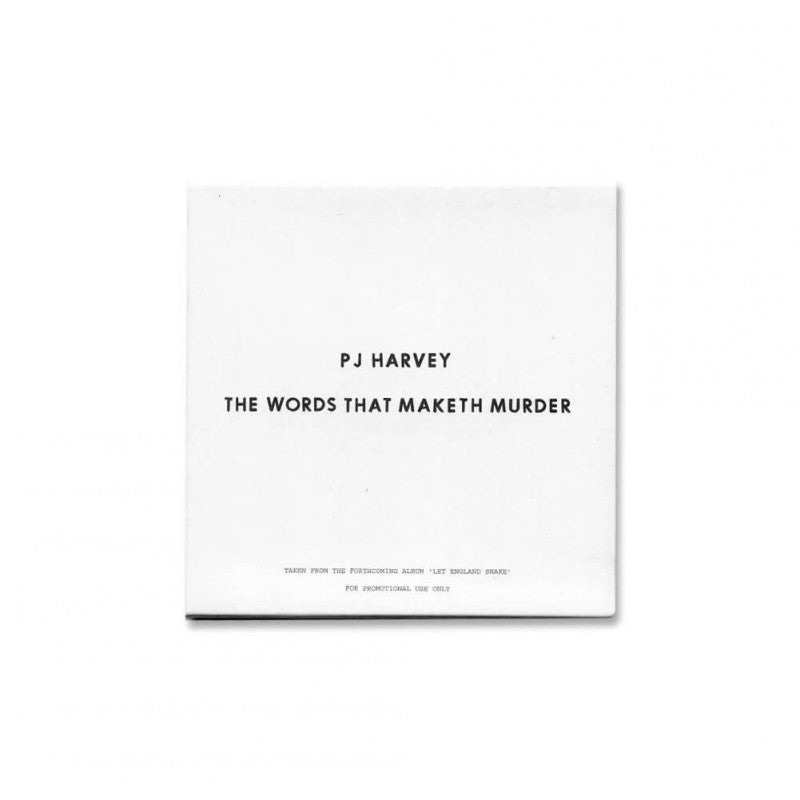 The Words That Maketh Murder (Promo CD)