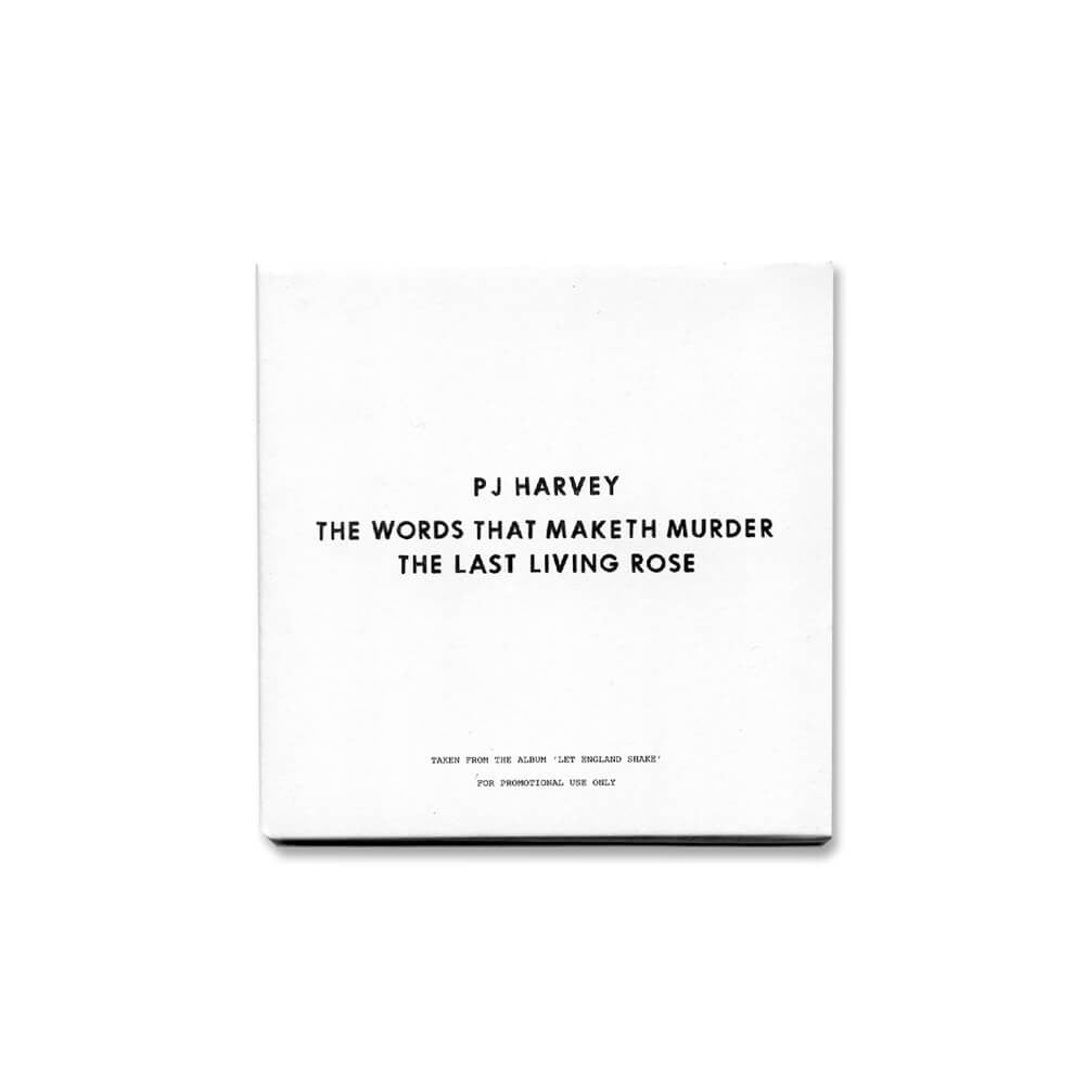 The Words That Maketh Murder / The Last Living Rose (Promo CD)